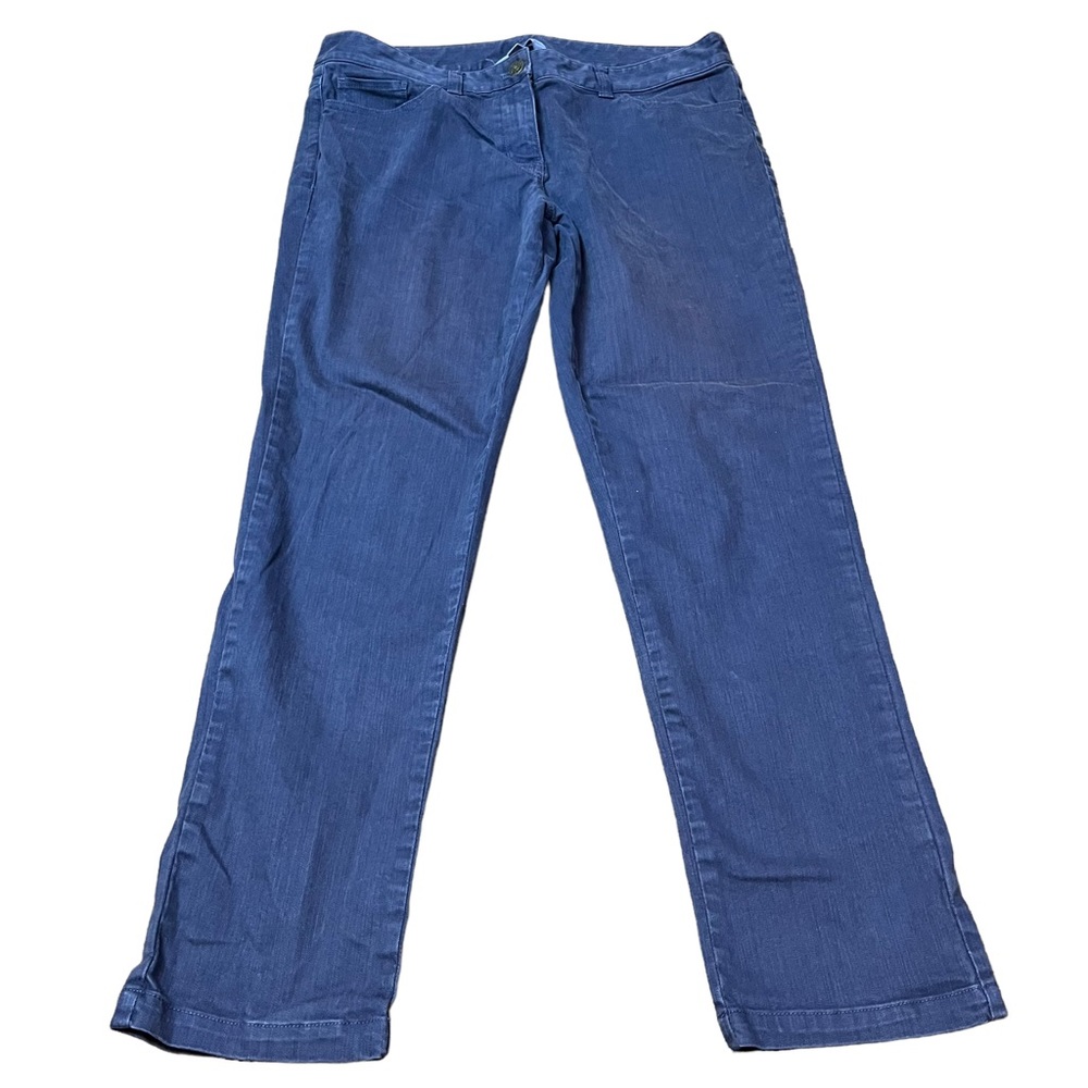 Brooks Brothers Purple Ankle Cropped Straight leg Jeans Size 8 Women